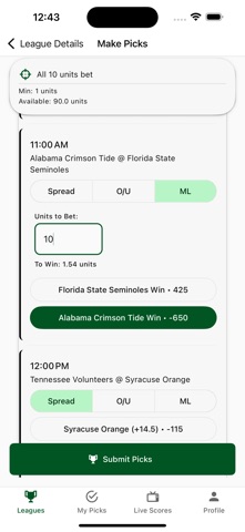 BeatTheSpread screenshot