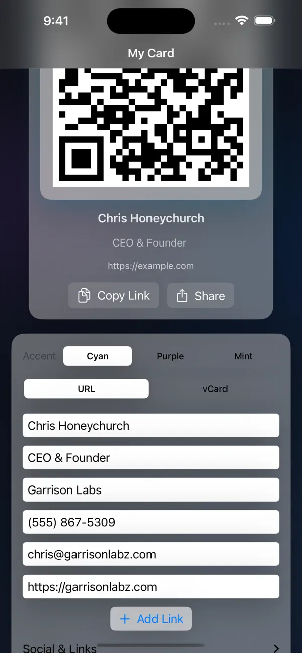 Screenshot #3 pour business card boss