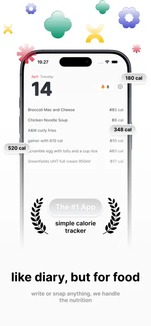 Morie – Your Calorie Diary screenshot 1