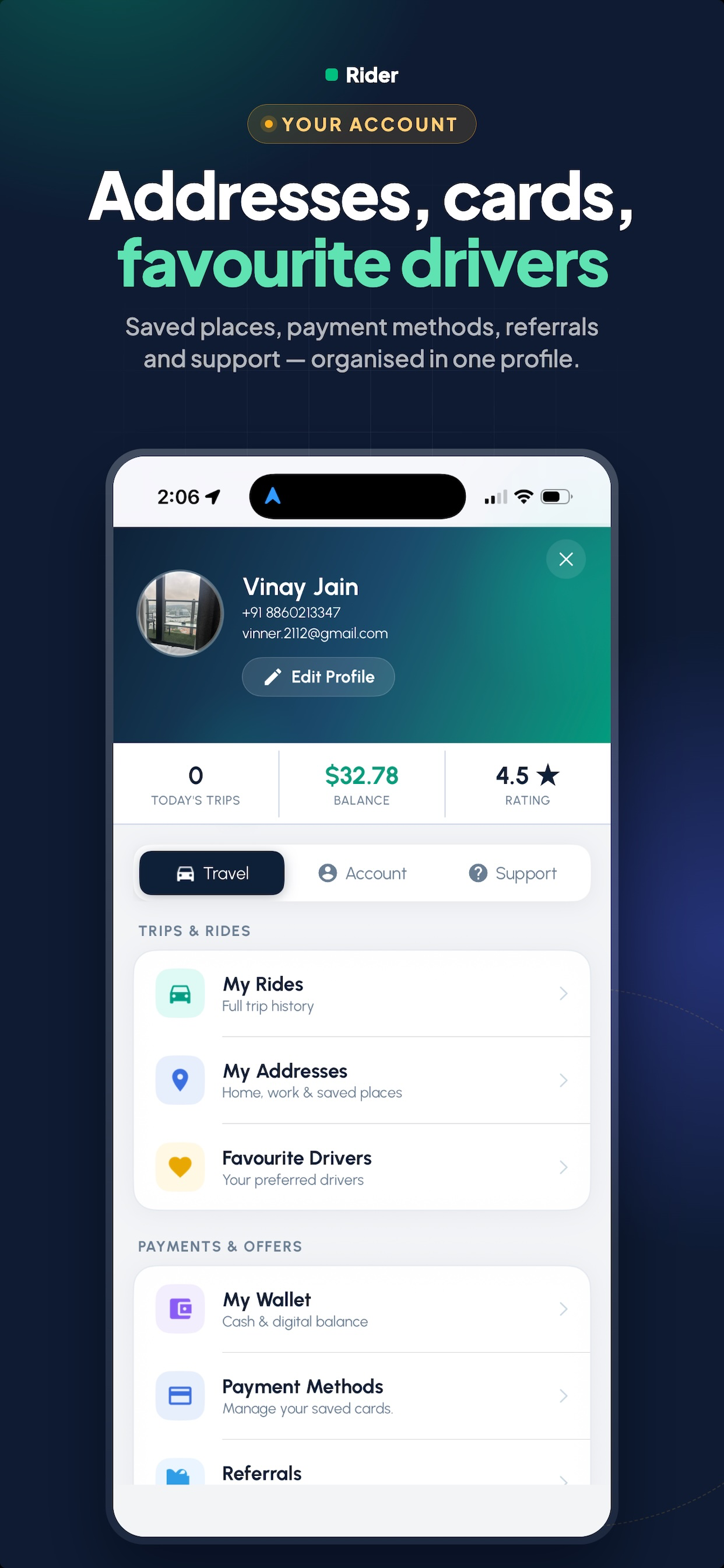 HireMe - Taxi Booking App screenshot 7