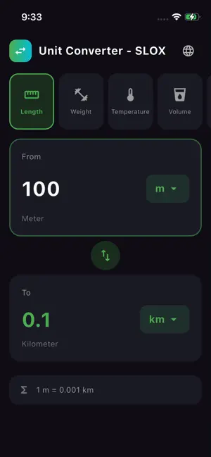 Unit Converter - SLOX screenshot 3