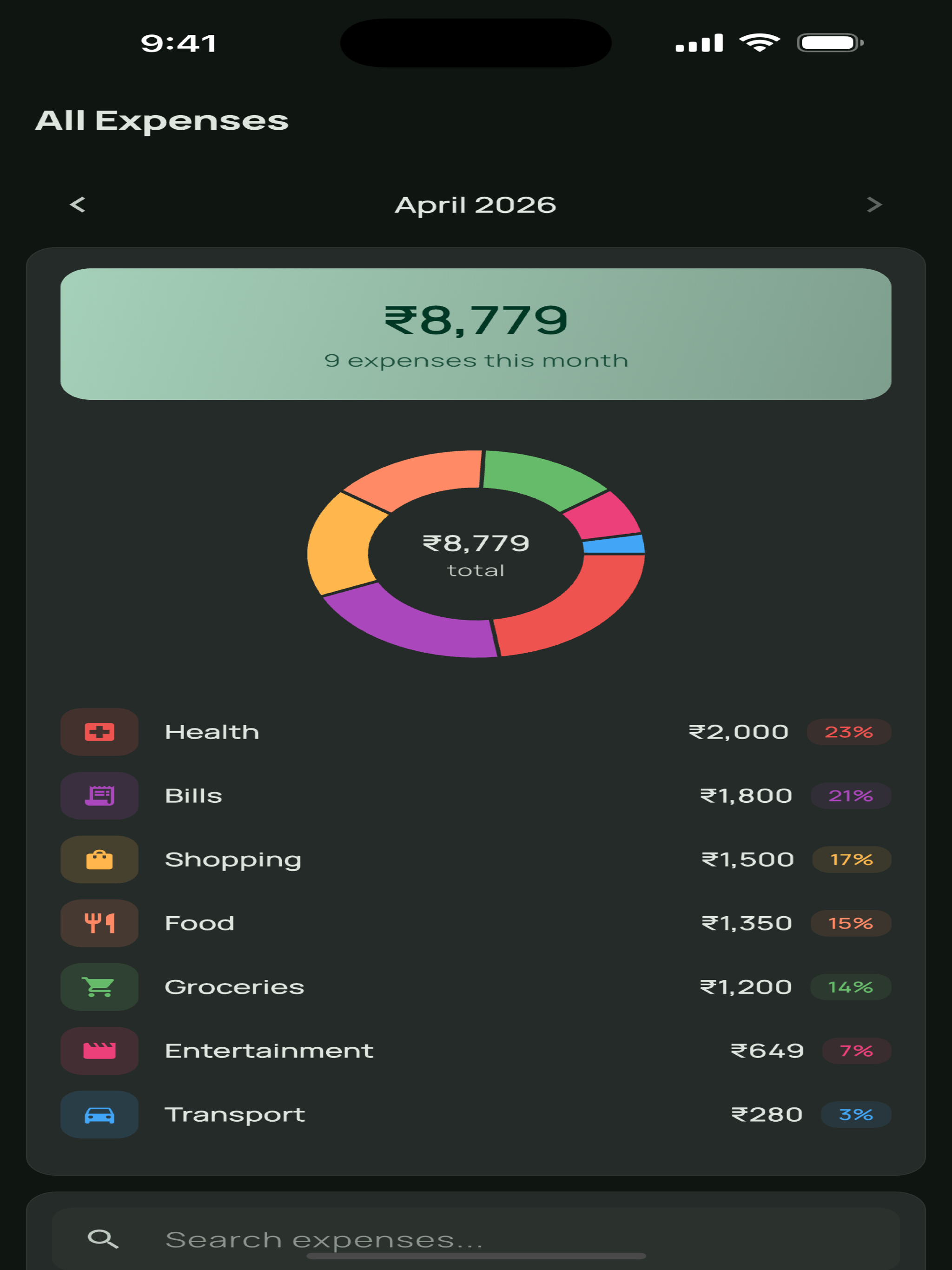 Expense Chat Tracker