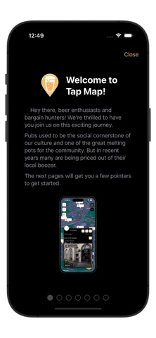 Tap Map App screenshot