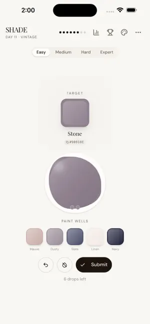 SHADE - A Daily Color Game screenshot 1