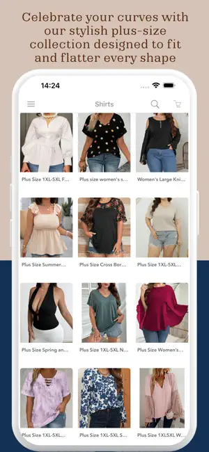 Cheap Plus Size Clothes Online screenshot 3