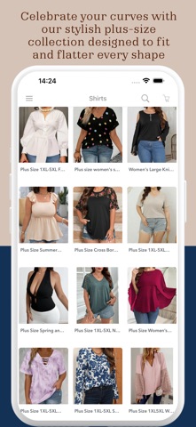 Cheap Plus Size Clothes Online Screenshot 3 of 6