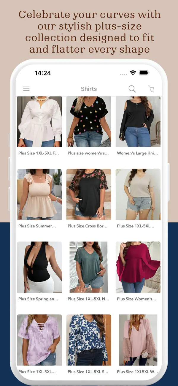 Screenshot #3 pour Boutique grande taille online