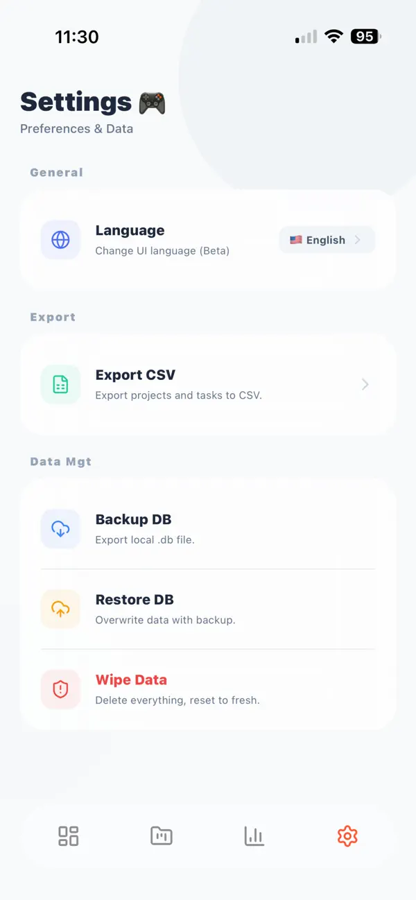 #6. Mini Project - Task Progress (iOS) Ved: CHUNLONG LI