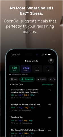 OpenCal Calorie Macro Tracker screenshot