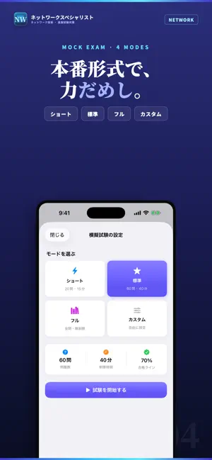 ネットワークスペシャリスト 試験対策・問題集 screenshot 4