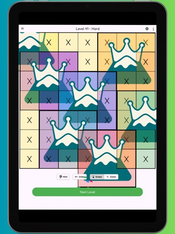 Crowns Logic Game iPad screenshot