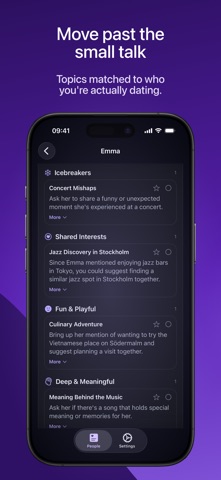 Relora: Date Topics & Coaching screenshot