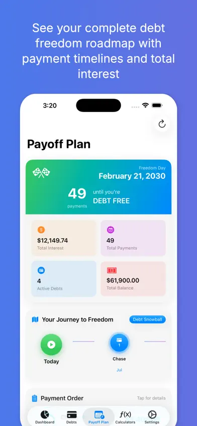 Debt Free - Pay Off your Debt screenshot 3