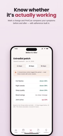 PeriCue: Menopause Tracker Screenshot 2 of 7