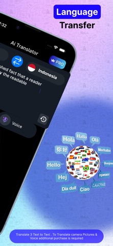 AI Translator : Speak & Learn iPhone screenshot