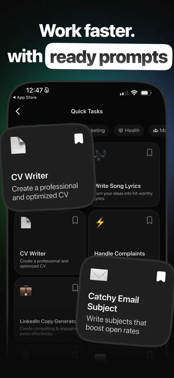 #6. Chatbot AI Assistant - Savvi (iOS) By: Caqui Apps