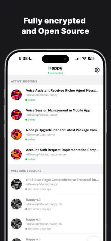 Happy: Codex & Claude Code App screenshot 4 of 4
