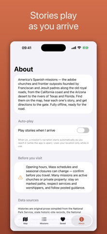 Spanish Missions of America iPhone screenshot