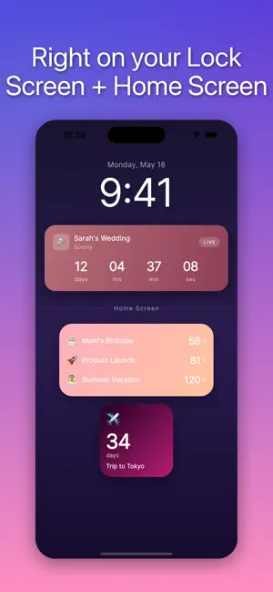 Soonly — Countdown to Big Days screenshot 4