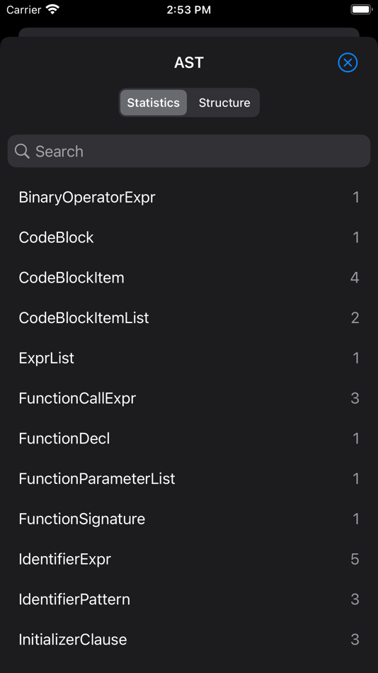 #6. Swifty Compiler: Swift IDE (iOS) Podle: Hassan Taleb