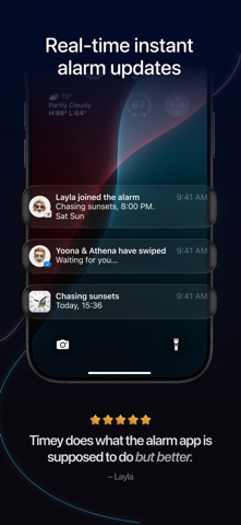 Timey: Loud Shareable Alarms Screenshot 8 of 10