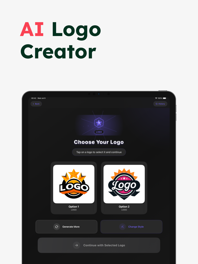 ‎AI Logo & Design Creator Screenshot