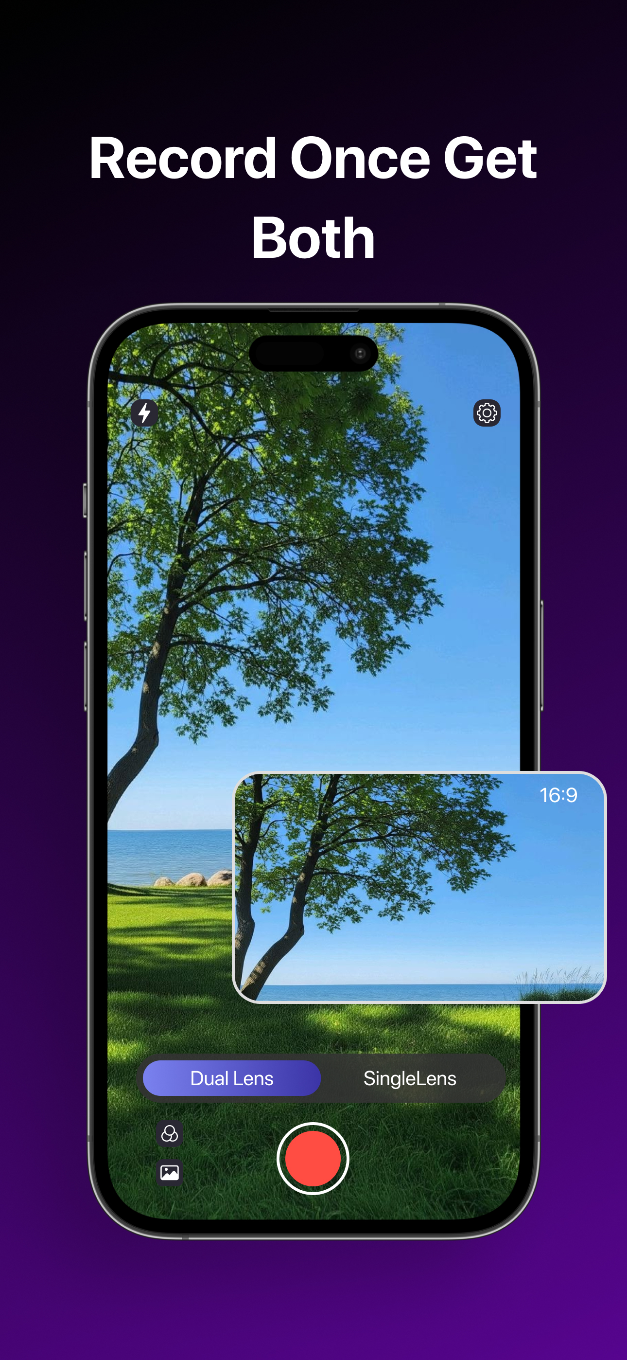 DualFrame: Camera for Creators