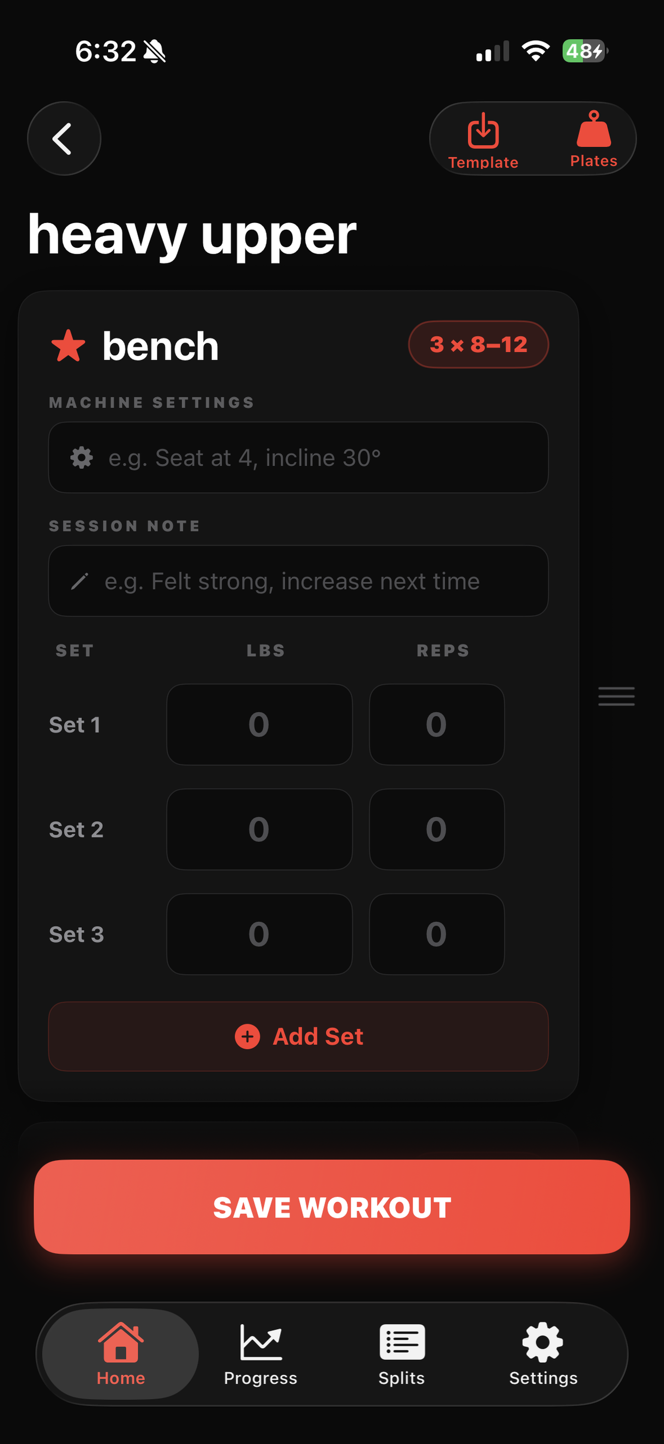 SetPR: Gym & Workout Tracker screenshot 6