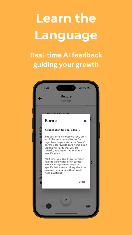 Borne — AI Language Learning