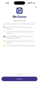 On Queue: Theme Park Waits screenshot