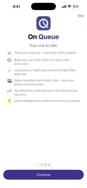On Queue: Theme Park Waits screenshot 1