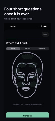 Hemra: Migraine Attack Tracker Screenshot 4 of 5