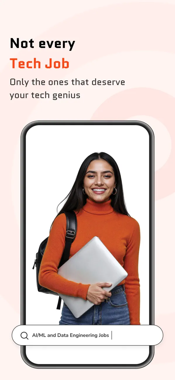 Screenshot #1 pour hirist.tech: IT Job Search App