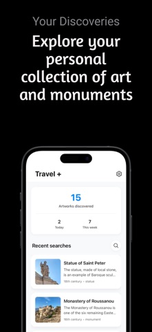 TravelAI – Monument Identifier screenshot