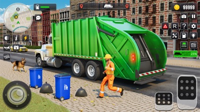 Screenshot #1 pour Garbage Truck Trash Cleaner 3d