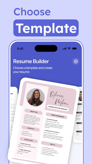 Resume Builder: CV Maker App Screenshot