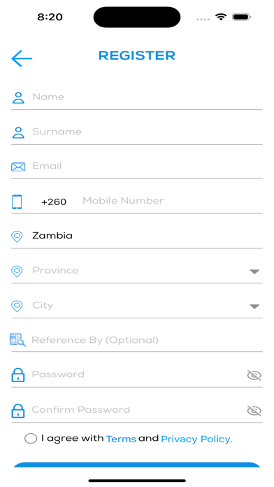 MyCare ZM Patient Screenshot