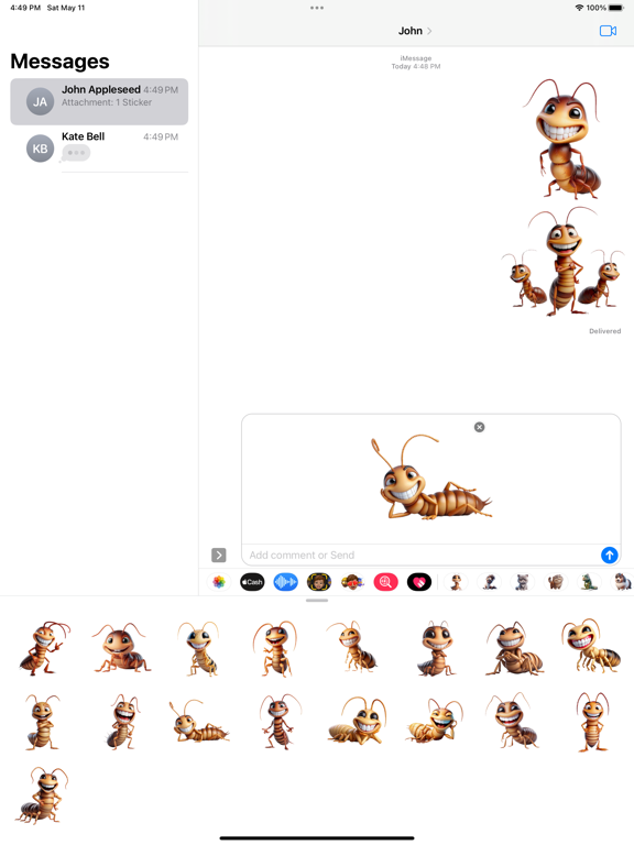 Screenshot #6 pour Happy Termite Stickers