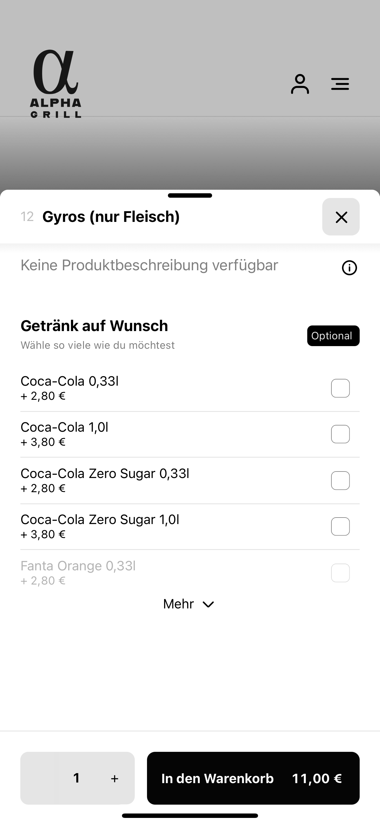 Alpha Grill Brühl screenshot 4