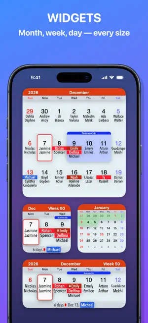 Family & Friends Calendar screenshot 1