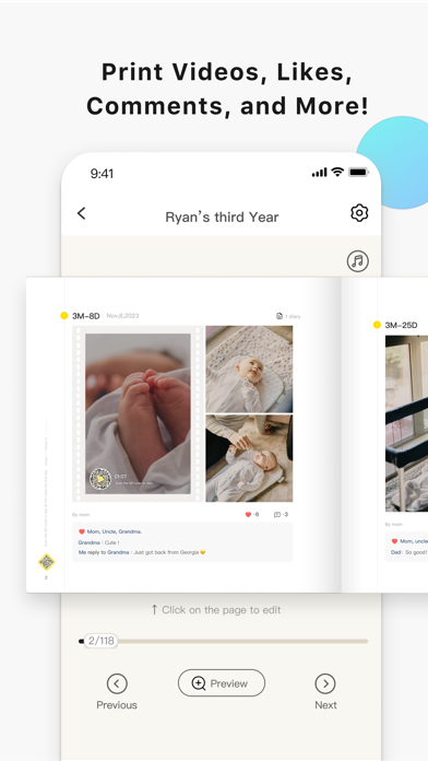 TimeHut - Baby Album Screenshot
