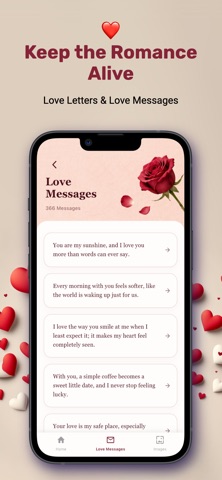 Love Letters & Messages iPhone screenshot