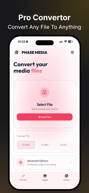 Phase Media: Pro Converter screenshot 1
