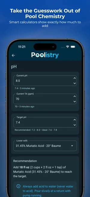 Poolistry: Pool Calculator screenshot 3