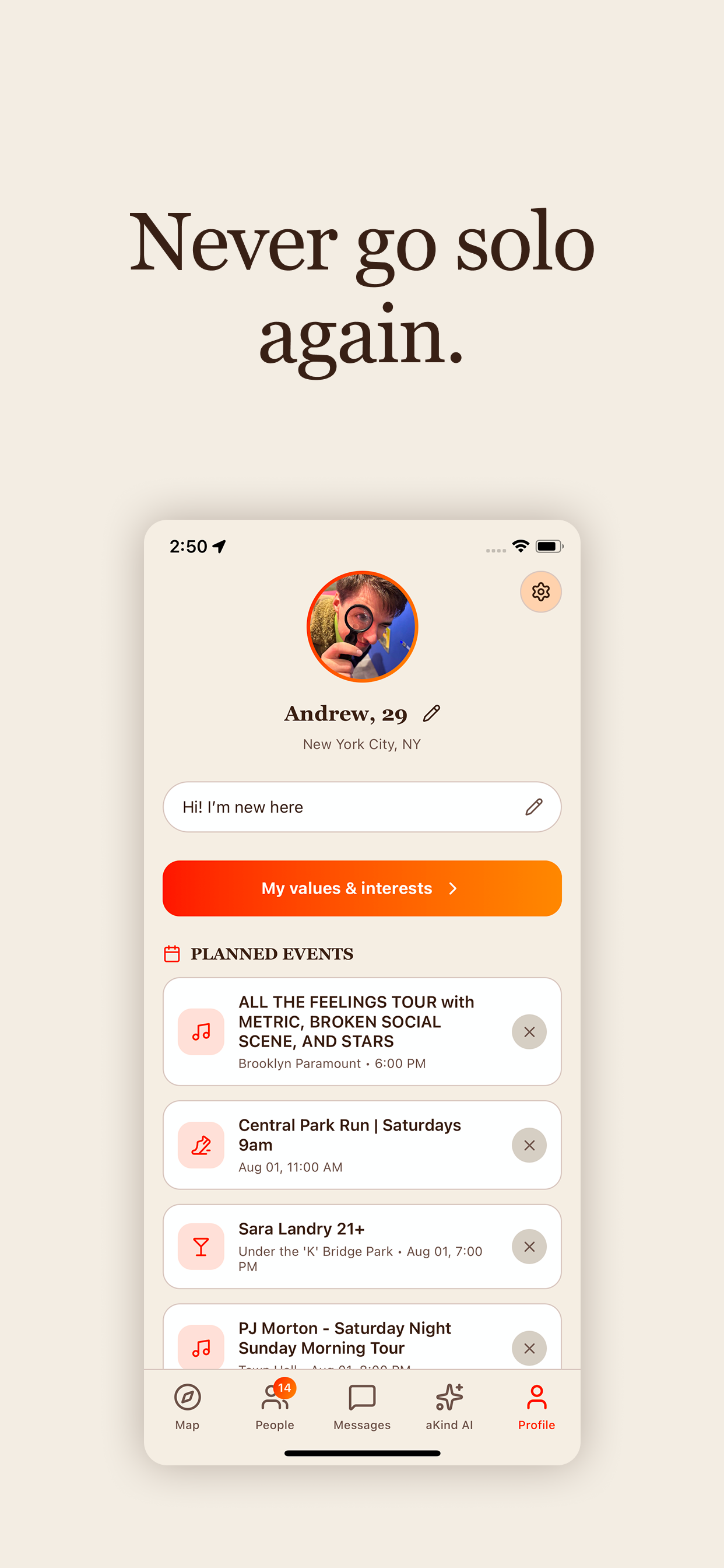 aKind App: Make Friends Nearby screenshot 5