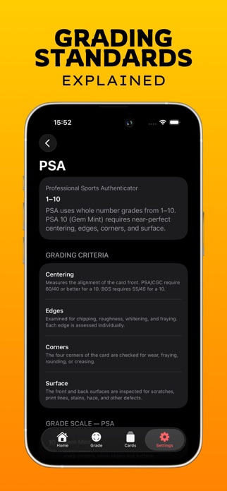 Card Grader App Screenshot 5 of 6