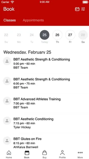 BBT Fitness screenshot 2