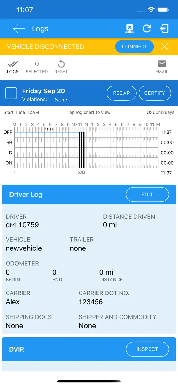 #2. BigRig ELD (iOS) Door: Radius Limited