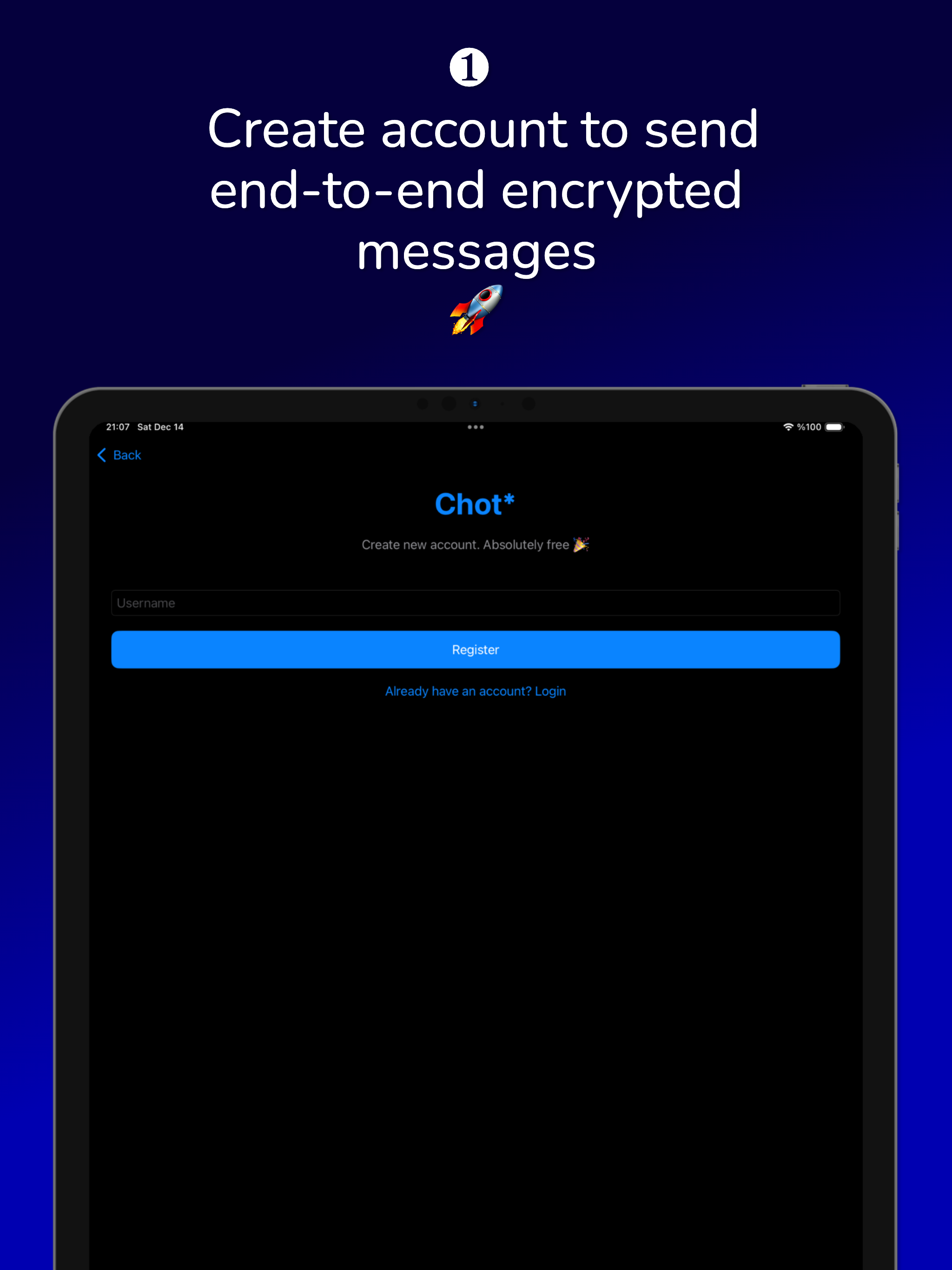 Chot: Secure Instant Messaging