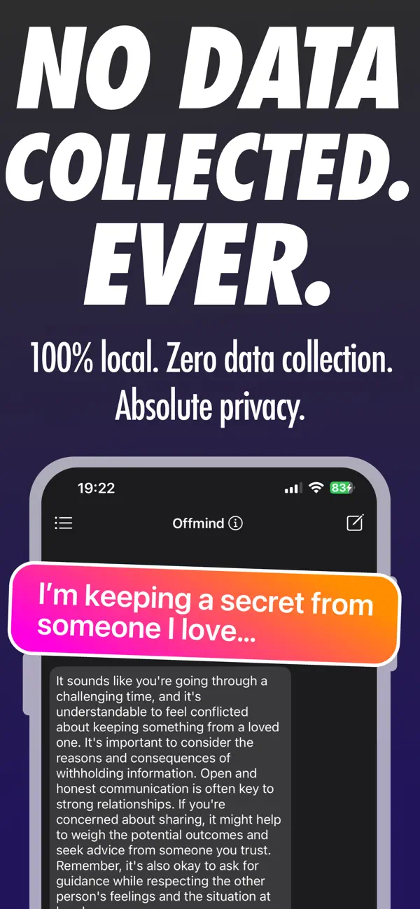 #6. Flightmode AI: Offline AI Chat (iOS) Podle: Bots and Bolts